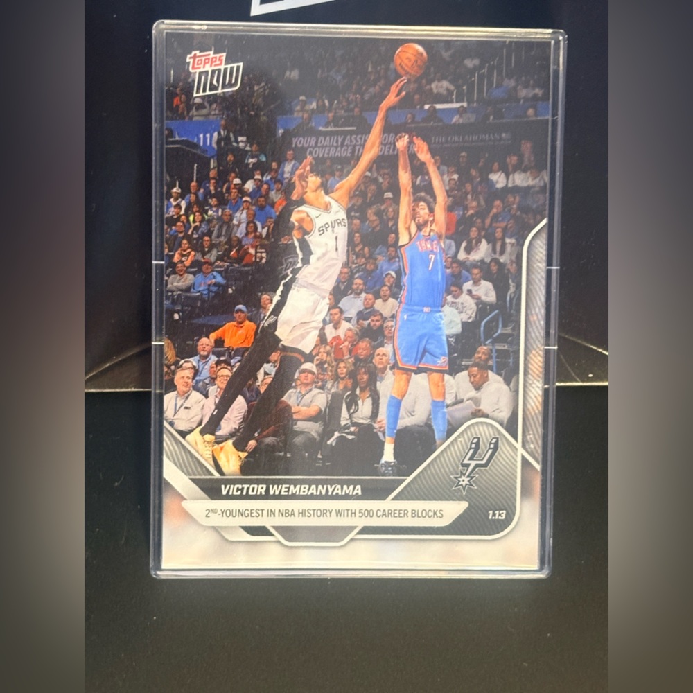 New 2026 Topps Now! Victor Wembanyama